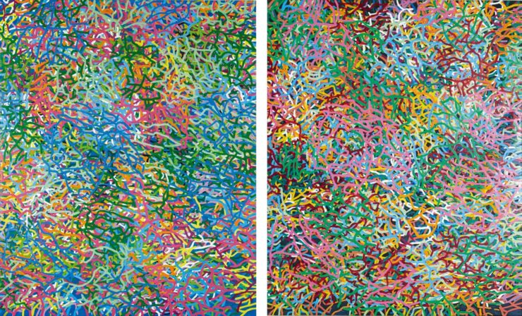 《波の網、網の波より 2018A》2018年 撮影:山本糾